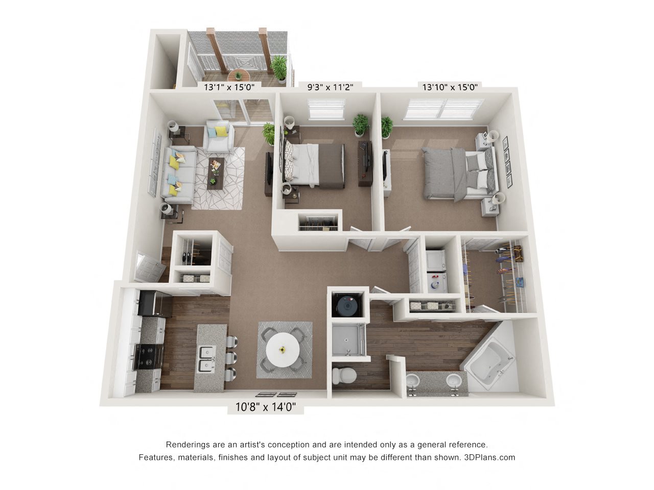 Two Bedroom, One Bath apartment in Montgomery
